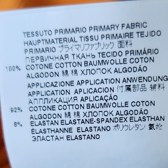 NWT Just Cavalli orange/cream cotton tattoo print Sweatshirt Sz S - Picture 12 of 13